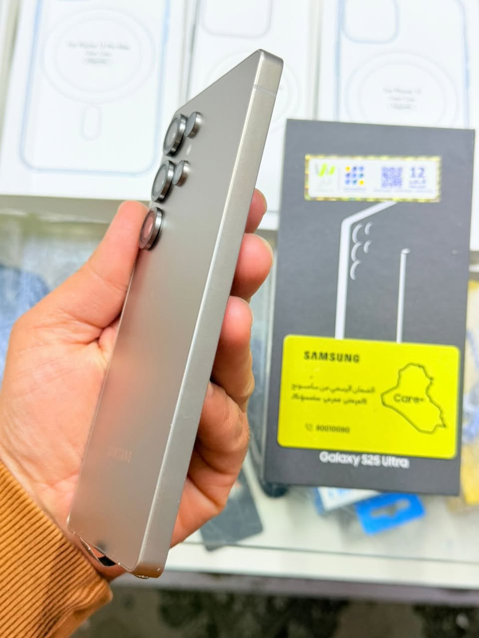 سامسونج اس 25 الترا ذاكرة 256
مستخدم فقط 10 آيام فقط مكفول 
دبل خطين نظافته ١٠٠/١٠٠  وملحقاته كاملة 
((( اكتب تم ويجيك السعر 🔥)))
وشعندك للبيع او مرواس او تشتري كلشي نستقبل راسلني عالخاص عنواني النجف 
*********** رقمي هذا للاستفسار
