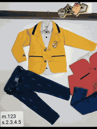 طقم ولادي كابوي + كتان 
قياسات 2-3-4-5 سعر الدرزن 114 الف
قياسات 4-10 سعر الدرزن 150 الف
متوفر في عدة  الوان 
الشورجة شارع الرشيد سوق الايراني 
‭0777 312 7000
