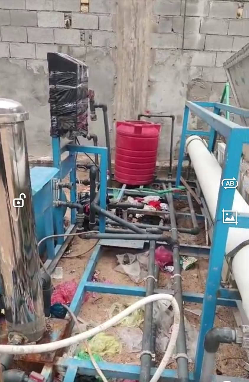 سلام عليكم
محطة تحلية نهريه سعة 3متر بالساعة
جديدة مشتغلة شهرين ماطورات لوارا إيطالي
املاحها 10 وياها 3 تانكيات ابو ال 10 وثاني ابو ال5
واحد ابو ال2
للاستفسار الاتصال على الرقم
***********
