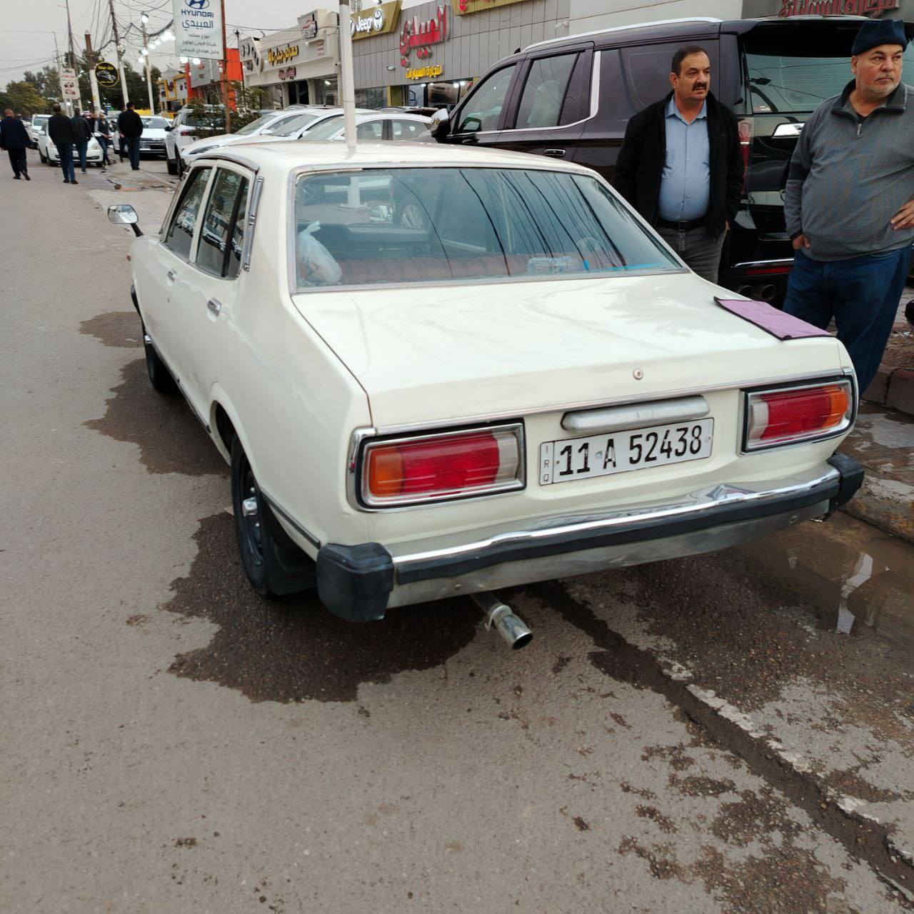 سياره دارسن نيسان موديل 1979 محرك مجفت جديد تخم تاير غرفه جديده رقم بغداد انلكيزي سياره باسمي سنويه ل 30 مكينه 1800 سياره باسمي ب 42 وبيها مجال مكان حله شارع 40 رقم ***********
