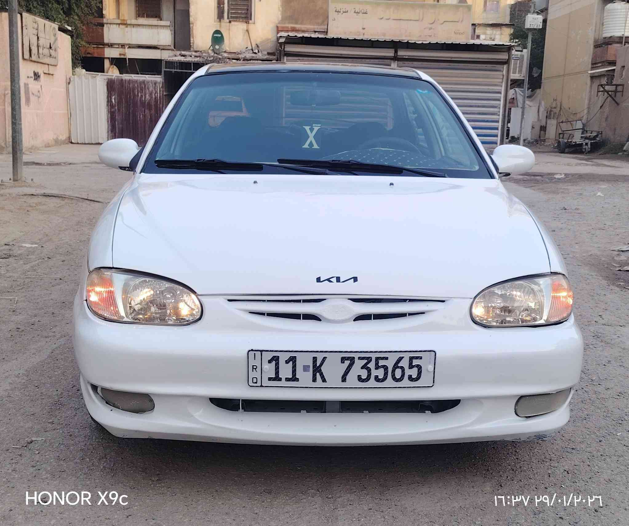 سلام عليكم
كيا سيفيا موديل 2000
محرك 2000 كير اوتو 
تخم تاير جديد ولكب 
صدر امامي خلفي جديد 
مصبوغه فرن جماليه 
مكفوله من ظربه 
رقم بغداد دولي 
السعر 43 وبيه مجال 
عنوان بغداد ***********
