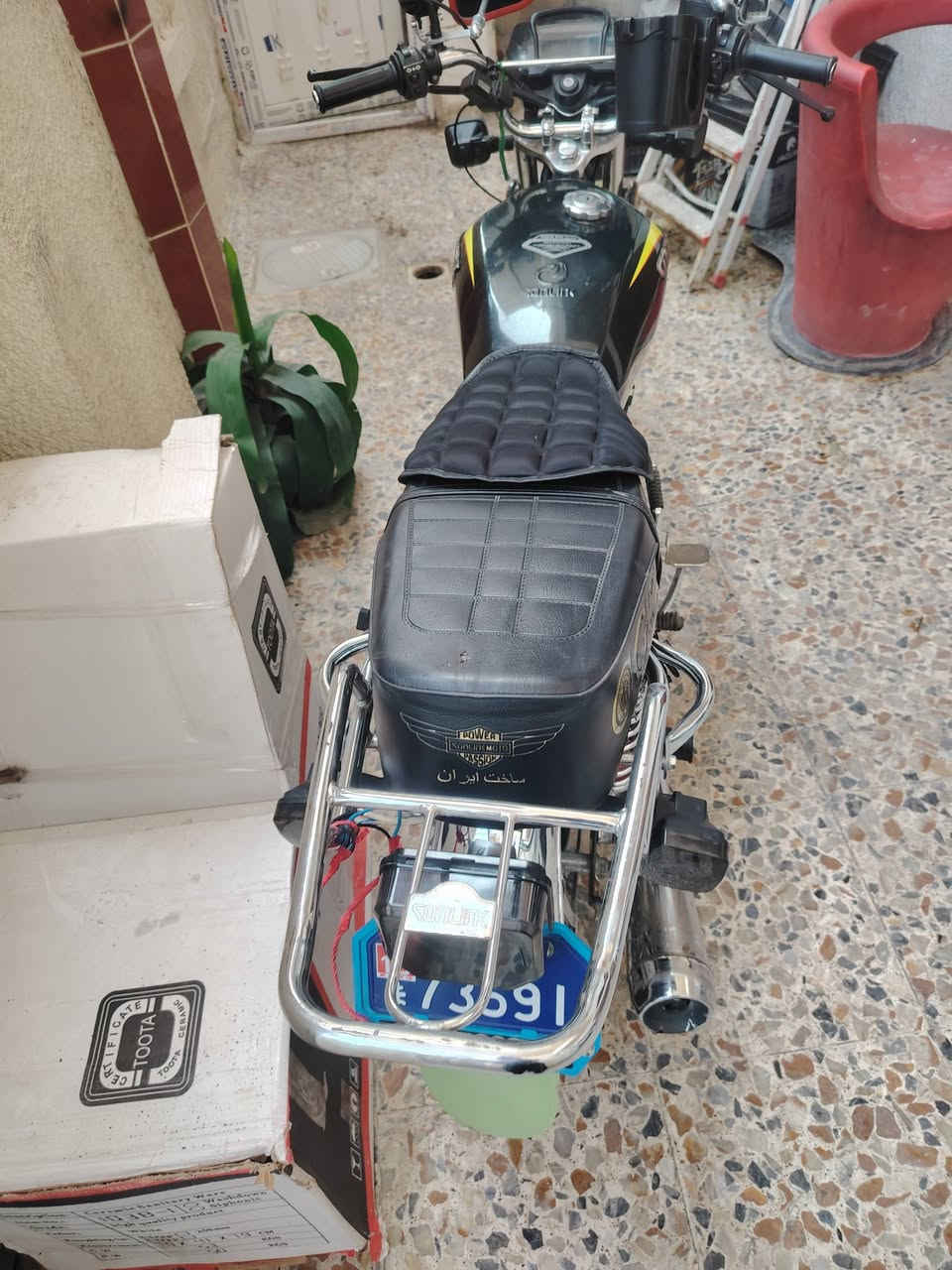 السلام عليكم دراجة يراني سيفان سونك ٥كير مديل ٢٤ مكفولة كفالة عامة دشبول اكتروني مكانك بغداد مدينه الصدر رقم الهاتف *********** كله شغالة
