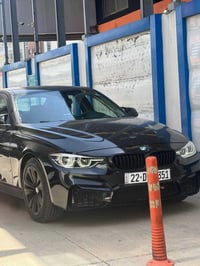 Bmw 320i موديل2018رقم اربيل حادث3 قطع فول مواصفات لون اسود مكاني بغداد...