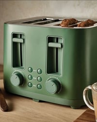 توستر جورج هوم • ٤ فتحات • جديد بالكرتون