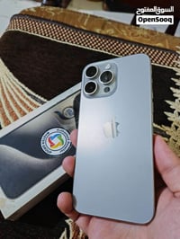 آيفون ١٥ برو ماكس • بطاريه ٩٦ • ملحقاته كامله