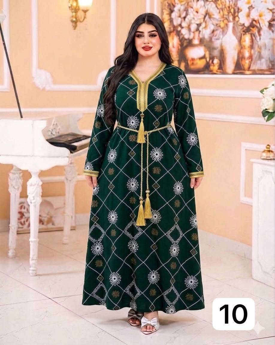 #تم التكرار😍😍
بتصميم  مختلف ومميز

كشمير تونسي💎 شغل تطريز
💯 خامة مكفولة 100%
درزن 6 الوان
يكون بي حزام منفصل 

📏 القياسات 
2XL 🔹 3XL 🔹 4XL 🔹 5XL

سعر الدرزن ١٠٠ الف فقط

🚚 توصيل متوفر لكافة محافظات


**إذا كنت صاحب هذا الإعلان وتريد حذفه لأي سبب، رجاءا أرسل رسالة إلى الدعم الفني**