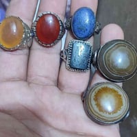 عقيق يماني • لازورد افغاني • جزع افغاني