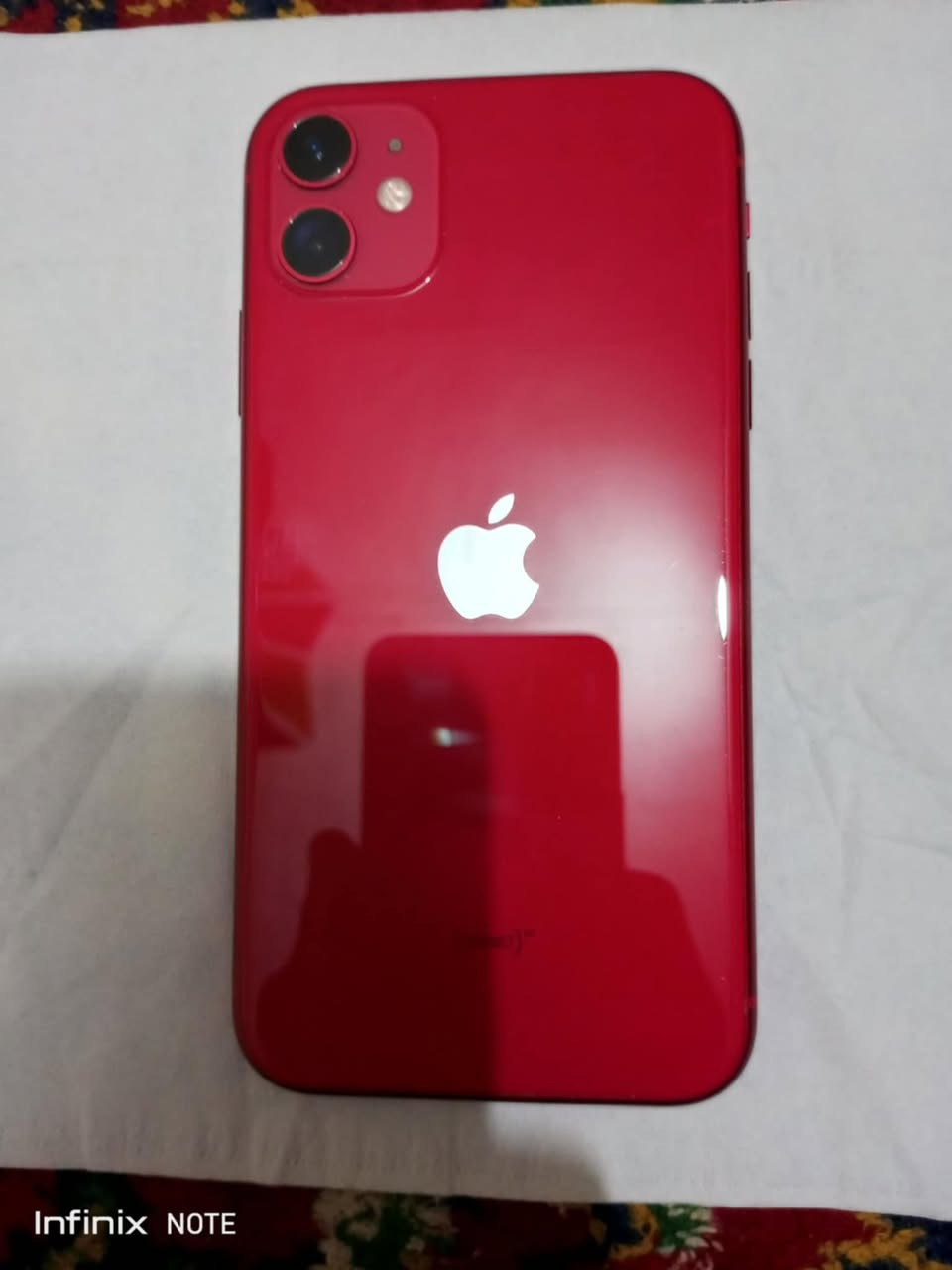 سلام عليكم آيفون 11 للبيع مكفول كفاله عامه ما مبدل بي اي شي جهاز يخبل بطاريه 87 السعر 350 وبي مجال الرقم.   ***********
