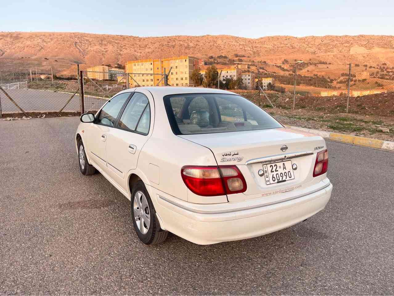 نیسان سەنی 2002گێڕ عادی مەکینە گەورە گێڕ و مەکینە بەشەرت دوو پارچەی بۆیاغە ساردی پێوە نیە خاوینە لەسەر دەقی خۆی ماوەتەوە سەنەوی تازە بەسەر چوە بە ناوی خۆمە هیچ مەسروفێکی نیە و توند و تۆڵە  شوێن کۆیە نرخ 72 وەرەقە *********** كويسينجاك, أربيل
