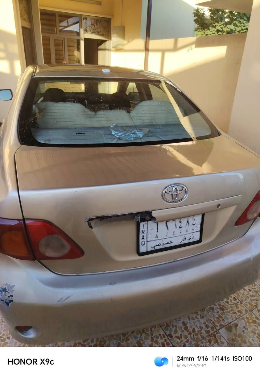 السلام عليكم تيوتا كورلا للبيع موديل 2009 صبغ عام تحويل مباشر السعر 76 وبيها مجال وترهم مراوس للإستفسار ***********
