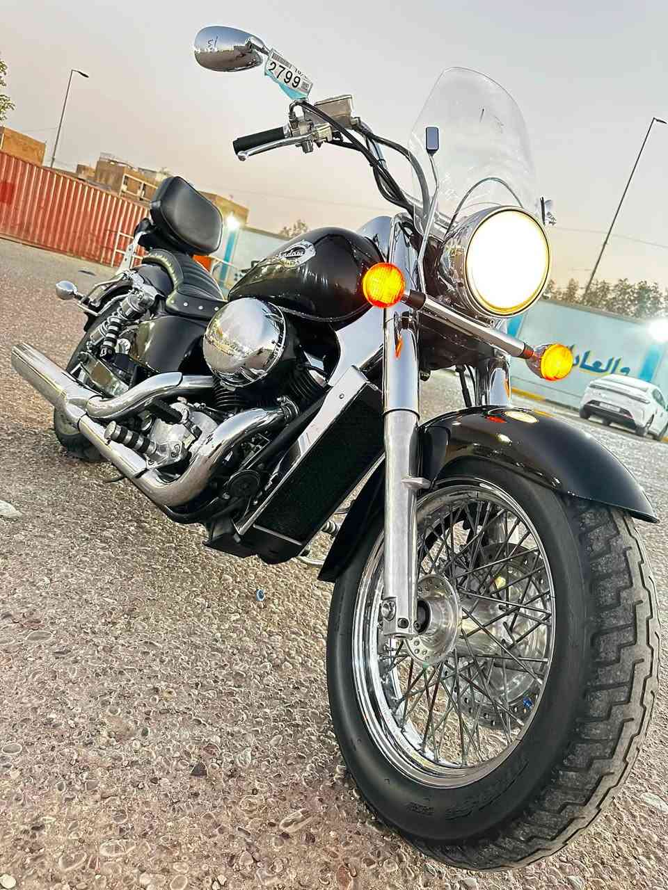هوندا شادو 400 دخول جديد✳️بدون رقم✳️
دراجة نظيفه بمعنى الكلمه على وضع الشركة

تفاصيل موضحه بالصور والفيديو 

مكاني بغداد زيونه 

للاتصال ***********

السعر 21 ورقه
