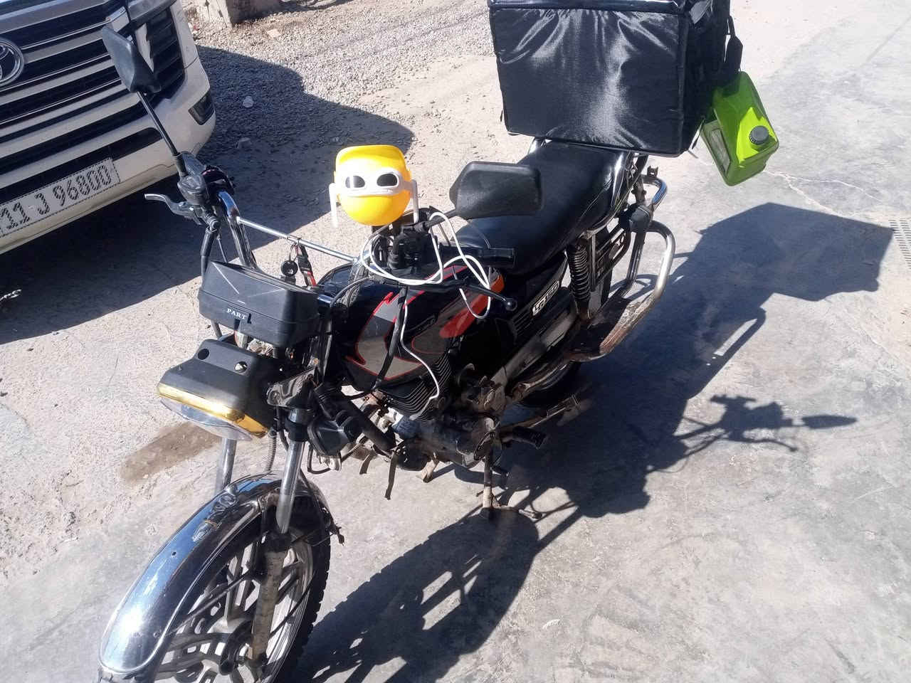 دراجه ايراني لبيع
عوزهه ويل خلفي فقط 
السعر 400بيهه مجال
متوفر خاص


**إذا كنت صاحب هذا الإعلان وتريد حذفه لأي سبب، رجاءا أرسل رسالة إلى الدعم الفني**