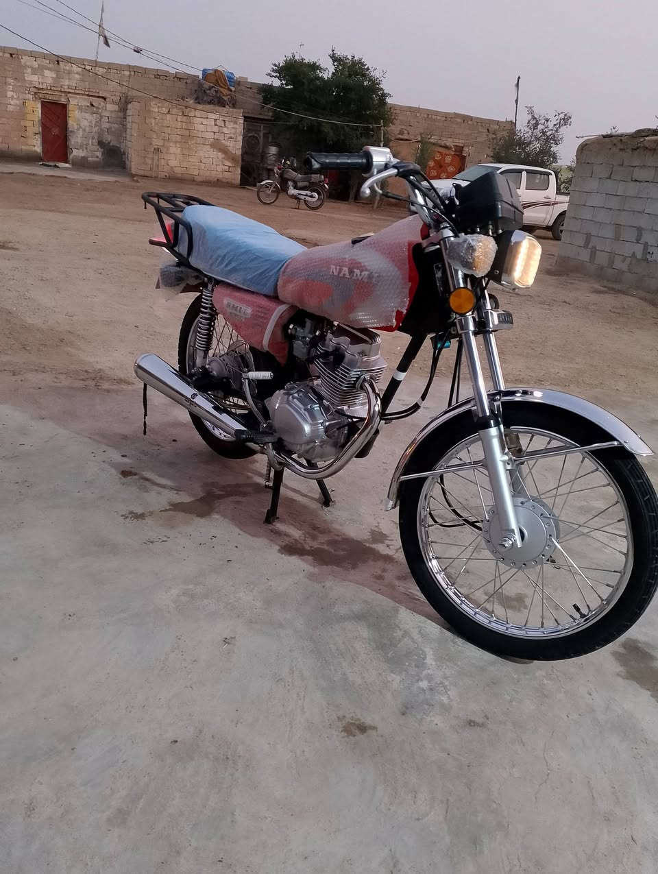 سلام عليكم دراجه نامه للبيع موديل خمسه وعشرين بس وصل هاذ الرقم والشراي بخدمته ***********
