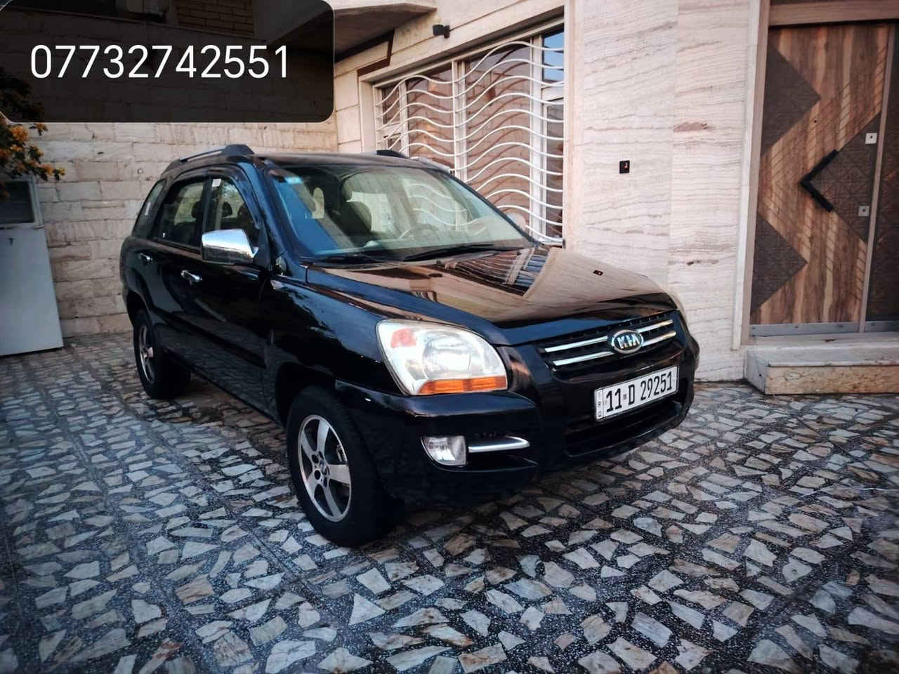 السلام عليكم عندي كيا سبورتج موديل ٢٠٠٧ وارد امريكي حادث باب السايق مصبوغة حزام للجمالية محرك ٦ سلندر كير ومحرك نضيفات تخم تاير صدر جديد رقم بغداد الدولي مكانهة بغداد حي العامل مقابيل كلية الرشيد رايدهة 79 ورقة رقم الهاتف ***********
