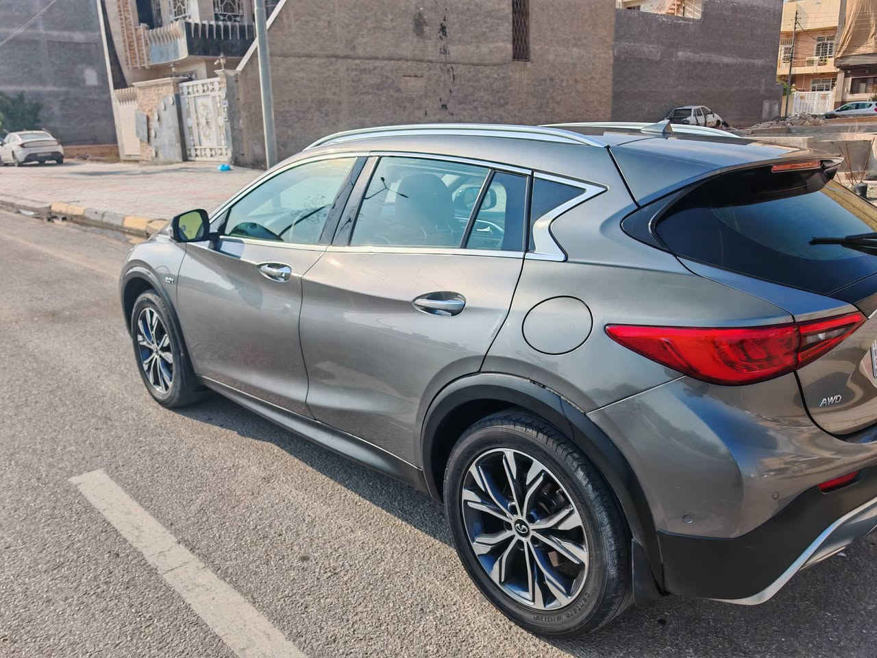 انفنتي QX30 2017 وارد أمريكي. بيها بس دعامية صبغ بدون ضرر شواصي وايرباك. ماشي 75000 مايل. السيارة فول مواصفات رقم اربيل بأسمي. السعر 12500 دولار. للتواصل ***********. مكان السيارة كربلاء.
