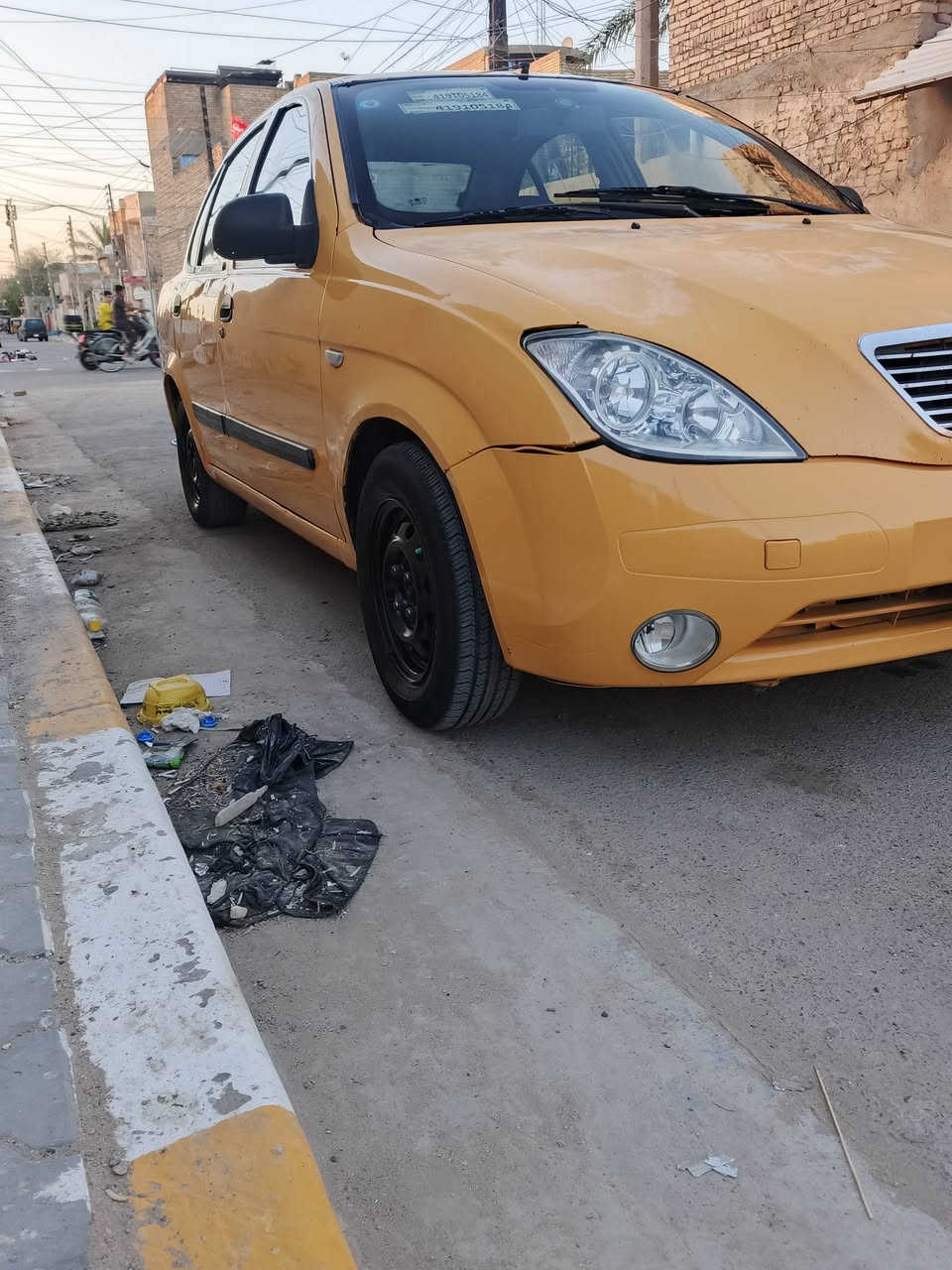 ‏سلام عليكم طيبة للبيع مديل 2015 كير مكينة تبريد جاهز حدادية تخم تاير قوايش جدد باتري جديد جاهزة للخير ما ناقصهة اي شي تراي وين ما تريد بيهة 3 قطع صبغ صاحبهة يريد تحويل مصفرة هيئة وغرامات رقم بغداد نگليزي  تحويل مباشر السعر 30 وبيهة مجال للشراي رقمي *********** المكان بغداد الحسينية الراشدية
