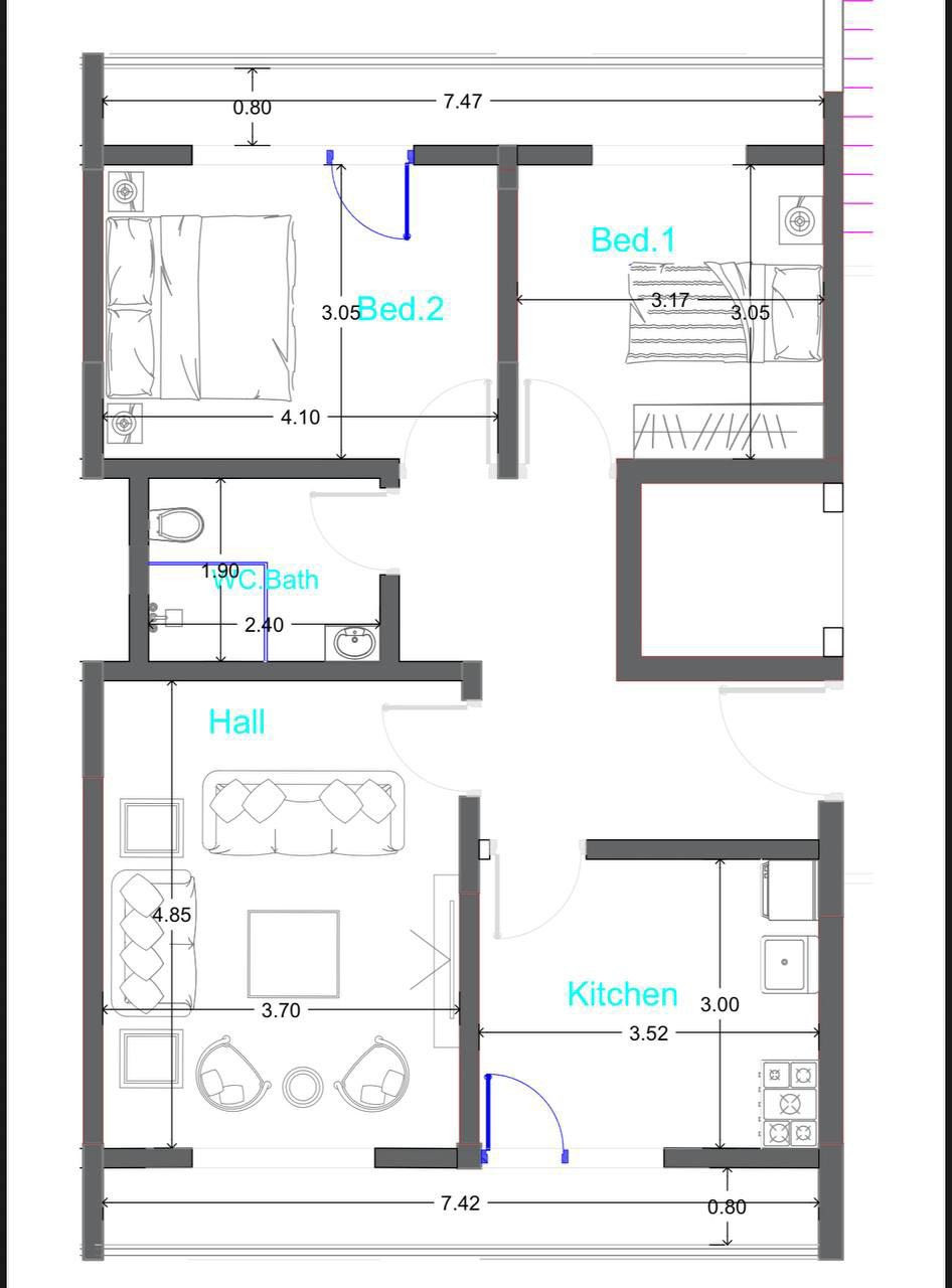 مجمع المحبه  السيديه للبيع شقق 2 وحده 125 سعرها190 وبيها مجال وثانيه 105 سعرها 170 وبيها مجال شغل درجه اولى مواد وعمل كادر من خارج لمجمع استلامها نهايه شهر كاملات للاستفسار رقم ***********   رقم الثاني. *********** 
A8
طابق 10
2 اركان المساحه125
1 وسط مساحه 105
