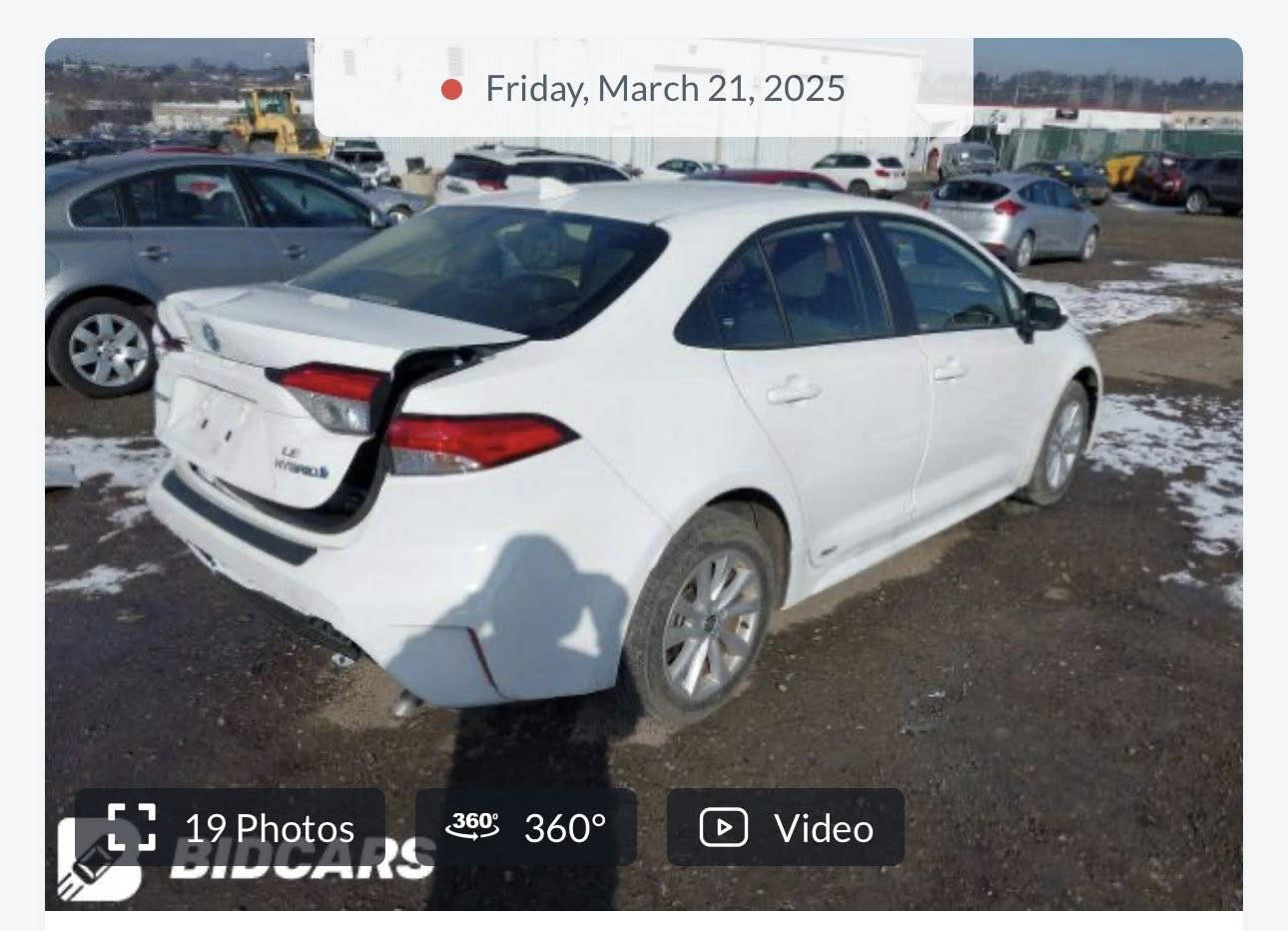 كورلا امريكي هايبرد
2024 Le ( حادثها خلفي بسيط )
ماشية 21 الف 
محرك 1800 
كفالة عامة صبغ بارد تصليح شخط 
رقم بغداد بأسمي 
بصمة ذكية
قيادة ذاتية 
تحديد مسار 
مانع انزلاق 
مانع اصطدام
تحكمات ستيرن 
Auto hold
4 منافذ شحن
السيارة مصروف عليها 
دوشمة وعازل حراري 
واتساب موجود 
***********
