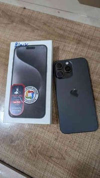 ايفون 15 برو ماكس ماستر ذاكرة 256 لون اسود بطارية 85 رايدة ب مليون و50...