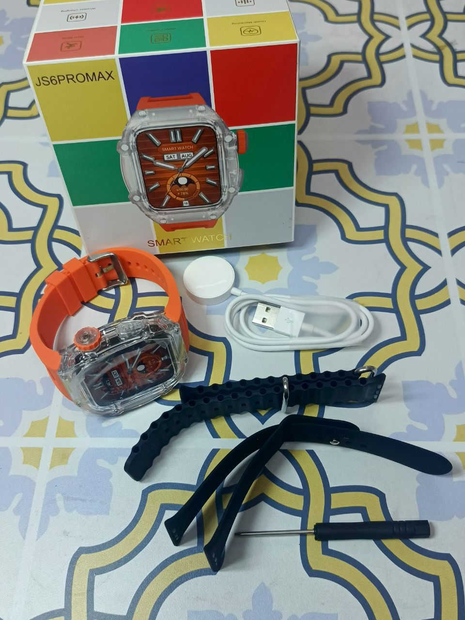 ساعة اسمارت وج فول مواصفات كلشي و كلاشي 3 سير + درع حماية
سلاسه تخبل شرط جديدة و شغاله
يوجد توصيل كل العراق
السعر 20 الف دينار
للحجز خاص او واتساب *********** فقط
