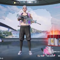 حساب ببجي • مستوى ٧٨ • امفور ثلجي