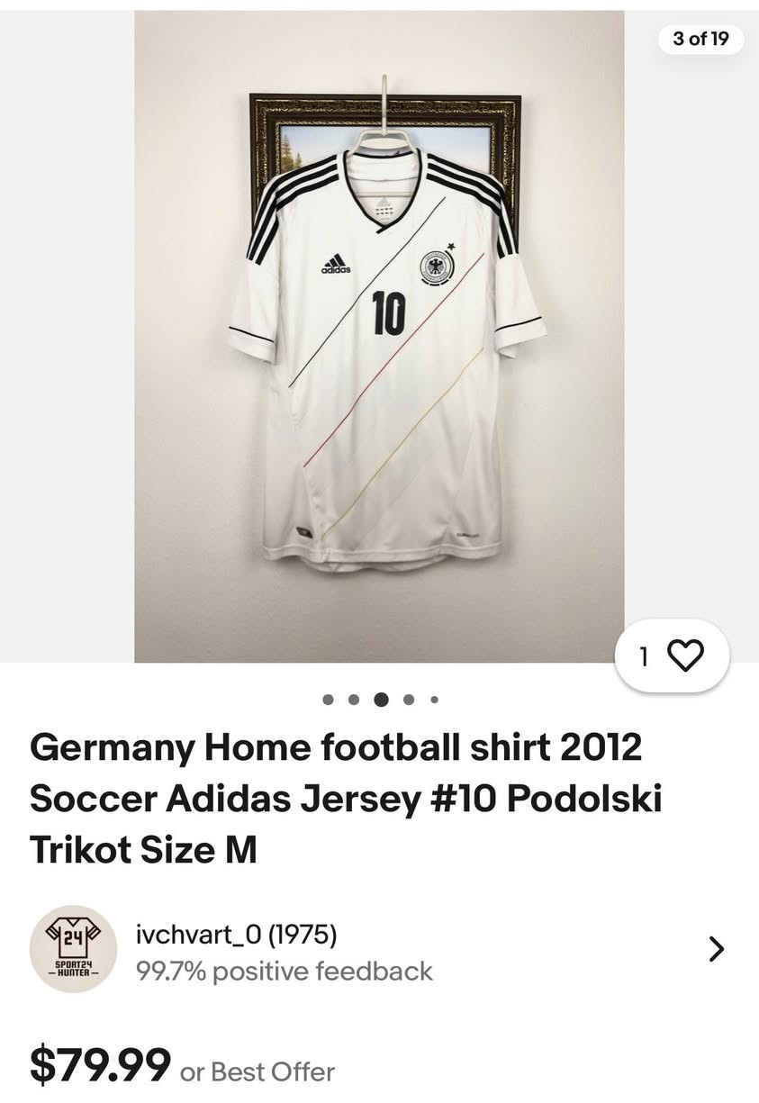 دريس ألمانيا 2012 للاعب بودولوسكي اصلي وكالة قياس m,l


**إذا كنت صاحب هذا الإعلان وتريد حذفه لأي سبب، رجاءا أرسل رسالة إلى الدعم الفني**