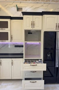 مطابخ المنيوم • تفصيل مطابخ • كاونترات مطابخ • ديكور مطابخ • تصميم داخ...