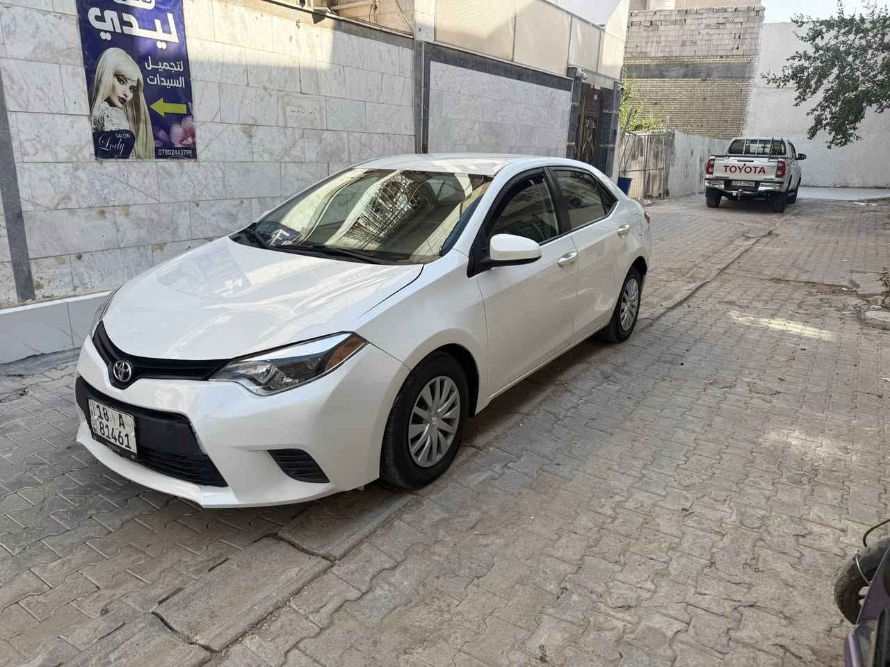 السلام عليكم من رخصت مدير المروب كورلا2016واردامريكي حادثه جاملغ صوب اليمنه والبنيد وهناء صاربيه الجاملغ الايسر سياره كلش حلوه اونظيفه كيرمحرك حداديه اوتايرات مابيه اي نقص السياره امجلتنه من امريكا الصفحتين اني خال فيدوي شارح بيبه التفاصيل السعر112/اوبيه مجال رقم بابل /انكليزي /مكانه كربلاء حي النقيب /السياره بسمنه ***********
‭0773 985 9866‬@
