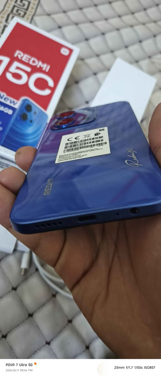 شاومي ردمي 15c
الشاشة6.9 بوصة - 120 هرتز - IPS LCD
الذاكرة 256 جيجابايت الرام 8 جيجابايت 
الكاميرا50 + 0.3 ميجابكسل المعالجMediatek Helio G81 Ultra
البطارية والشحن السريع6000 مللي أمبير - 33 واط
العنوان🌐 أيمن سوق الشعارين يم جامع النبي جرجيس 🕌
اسيا 📞🟥 *********** موصل, نينوى
