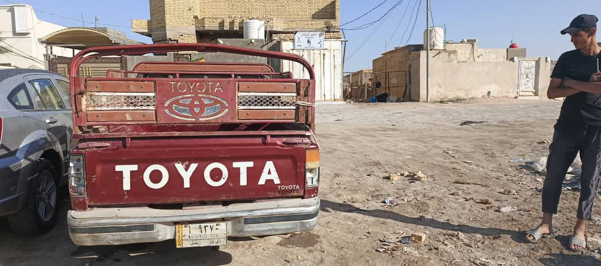 السلام عليكم بيكب تيوتا مديل 92 اصولي جاهزه كير ومكينه جدد حداديه 60/100 السياره مال جناي السعر 37 وبيه مجال
