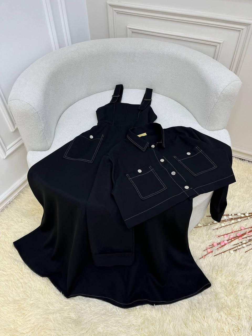 🧿﷽ وعلى الله توكلنا 🧿

لا تعلن الخطوات اعلن الوصول🫰🏻🚶
جديدنا لاينتهي وبضاعتنه غير😌😉

فستان قطعتين 

راهي  مريح بل لبس 😉

نوع الخامه دابل  تركي  🎀

القياسات يلبس 👇 
38. 40. 42. 44. 46. 48 

للحجزاوالاستفسار مراسلتنا خاص


**إذا كنت صاحب هذا الإعلان وتريد حذفه لأي سبب، رجاءا أرسل رسالة إلى الدعم الفني**