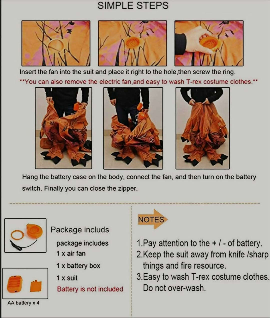 زي ديناصور كبير يتلبس وينفخ وبي ماطور للبيع للاستفسار خاص


**إذا كنت صاحب هذا الإعلان وتريد حذفه لأي سبب، رجاءا أرسل رسالة إلى الدعم الفني**