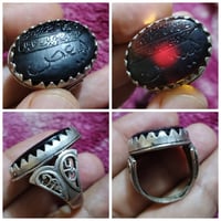 عقيق يماني • بطن احمر • حرز سيد علي القاضي