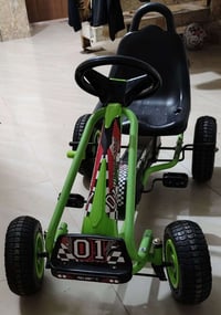 سيارة اطفال حديد الاطارات مطاط نفخ ليس الايلون الموجودة في السوق هاي م...