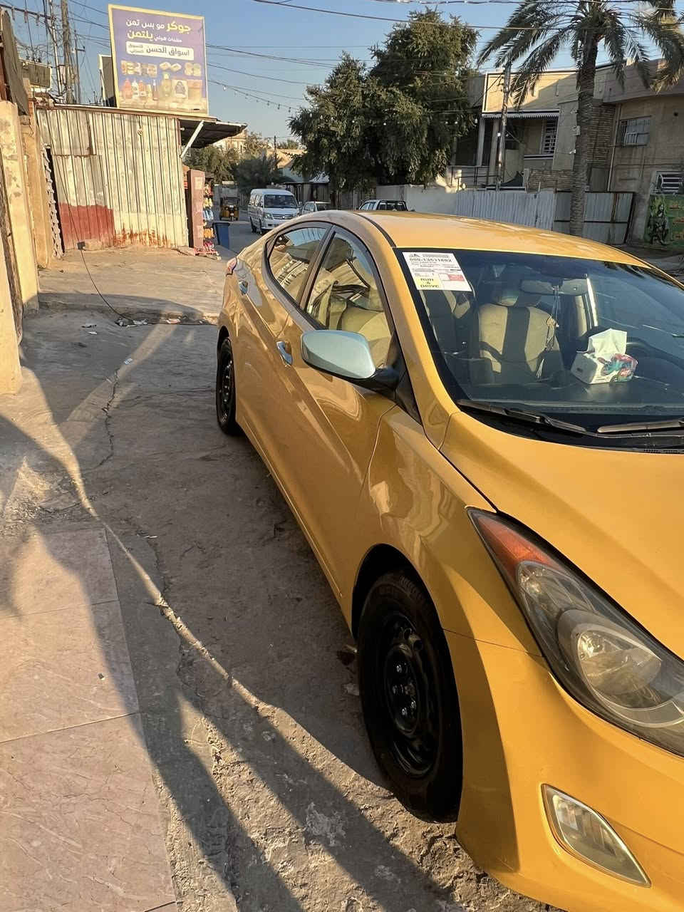 سلام عليكم  انتره موديل  2013 بسمي سياره وارد أمريكي حدث جملغ وبنيد أبيع على سونر محرك 1800 سياره خير من الله. تخم تاير جديد صدر جديد. على ايدي مكان شعب شارع الصحه السعر 100 بيه مجال قليل الرقم  ***********
