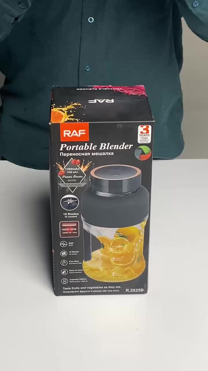 خلاط محمول وعلى الشحن
حضّر عصيرك الطازج والمخفوقات بلحظات بفضل 10 شفرات قوية ومحرك سريع يخلط بكل سلاسة ⚡️

سعتين عمليتين (1000 مل + 400 مل) تناسب كل احتياجك، من مشروب سريع لوجبة صحية كاملة 🧃

بطارية مدمجة تُشحن USB، خفيف وسهل الحمل للسفر، الدوام، أو الجيم 🎒

آمن وسهل التنظيف، وما يشتغل إلا إذا الغطاء مثبت صح ✅

اختيارك المثالي لعصائر، سموذي، وحتى أكل الأطفال 👶💚
بسعر 25 الف


**إذا كنت صاحب هذا الإعلان وتريد حذفه لأي سبب، رجاءا أرسل رسالة إلى الدعم الفني**