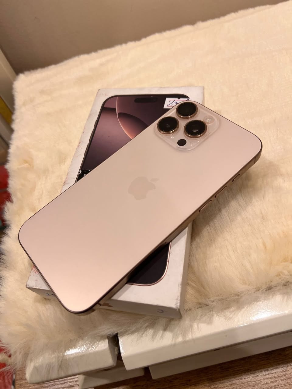 ايفون 16برو ماكس
ذاكره 256

ماستر نموذج M

حالة البطارية 91

السعر 1275

***********
