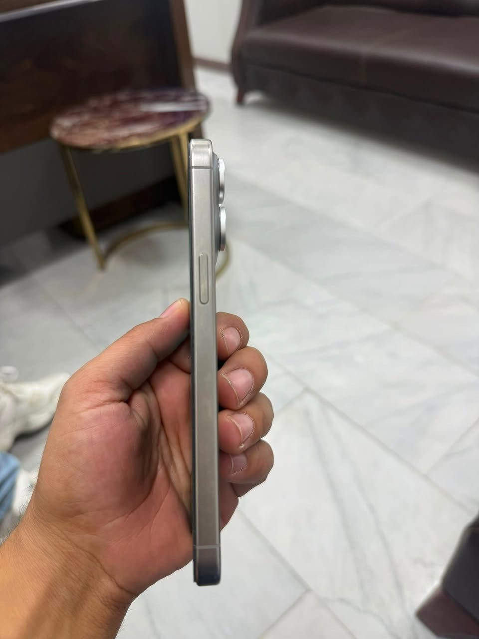 @@موبايل آيفون15برو ماكس 

نظافة ٩٠٪؜ مبدل شاشة اصلية 
بطارية 82

مراوس بأيفون احدث  

ذكره 256

للتواصل واتساب ***********
