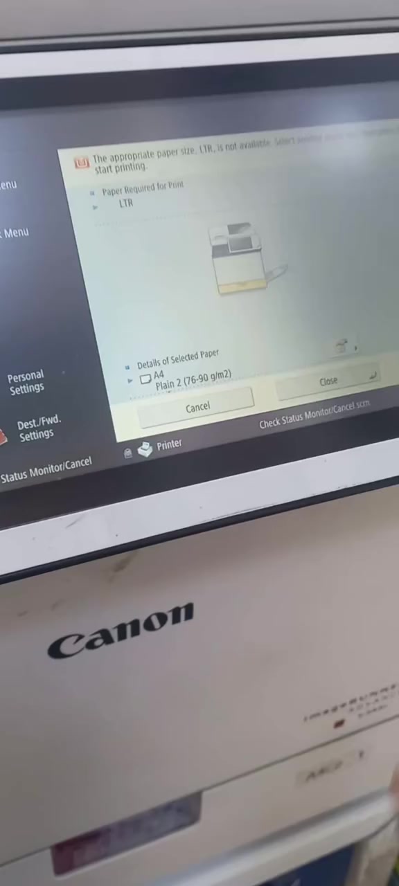 السلام عليكم  طابعه للبيع  نوع كانون c255i طابعه نضيفه نضافه ٨٠ % واي عطل طباعه وجهين  مابيها كما وضح بل صوره الطباعه مالتها  مكان ديالى شهربان توصيل ماعندي
***********
