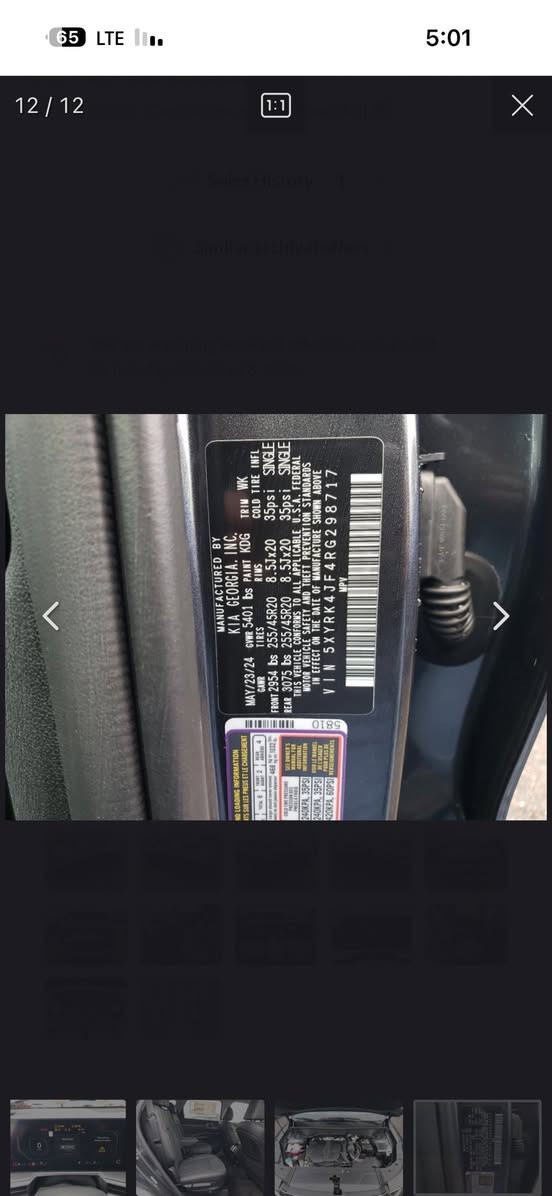 كيا سورنتو 2024 رقم بغداد سنوية بأسمي ماشية 9 الف 
سيارة فوووووول مواصفات 
كشنات منفصل 
كامرات 360 درجة 
تحكم قيادة 
تحكم سترين 
كشنات تدفة تبريد 
كامرات بلمري 
محرك 2500 تيربو 
تبريد قطعتين 
شاشة كاربلي متصله 
عداد كيجات دجتل 
وبعد بية هواي موصفات مذكرتهن
سيارة منزل صور شاصيه ومكفوله من الحادث كلين لا بارد ولا صبغ وصورة هيه وتقرير ناشره رايده 260$ وبيه مجال لطيبين 
مكانة بغداد البياع حي تراث 
***********
