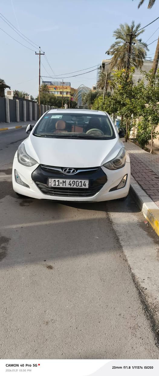 السلام عليكم النترا 2016 خليجي محرك 2000 ماشيه 88 الضرر موجود بالسونار السياره جاهزه ومناقصه اي شي مكاني
السعر140
 بغداد البياع ***********
