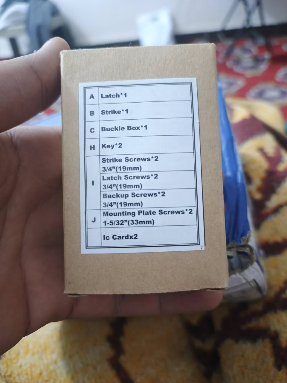 السلام عليكم قفل باب الكتروني Nooiz جديد  مع كامل ملحقاته يشتغل على البطاريه وبي منفذ تايبسي يجي ويا كارت فتح عدد٢ ومفتاح نسختين سعره ٣٥ الف


**إذا كنت صاحب هذا الإعلان وتريد حذفه لأي سبب، رجاءا أرسل رسالة إلى الدعم الفني**