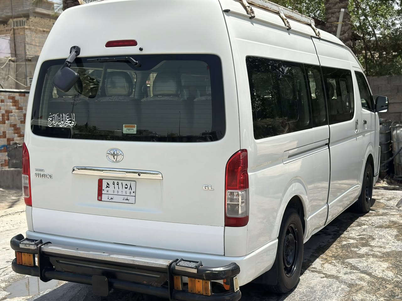 السلام عليكم هايسه البيع موديل17كفاله دوشمه عامه حداديه تخم تاير تبريد ثلج مكان السياره كربلاء***********
