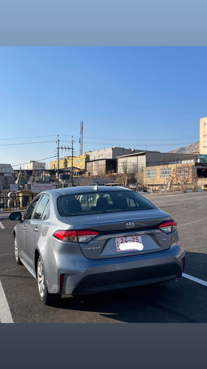 TOYOTA COROLLA 2024 LE
کاتی دهوک 3 هەیڤ ماوئ رەقەمی 
سبغ 2 قتعه جەمەلوخ و ده رگه هـ بئ داخلى 
‎37,000 يا جوى
سعر 136 وەرەقە و مجال
0750 331 3263 Frankfurt am Main, HE

