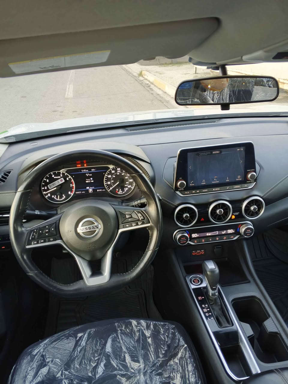 نيسان سانترا مواصفات SV بس مو سليت لون سلفر بين بابين سكن صبخ بجم خلفي كبس رادار بصمه خط شارع رقم سنويه شنكه جديد بسمي كير محرك مامفتوح شرط موديل)(2020)(***********)(***********)كركوك ازادي كركوك, العراق
