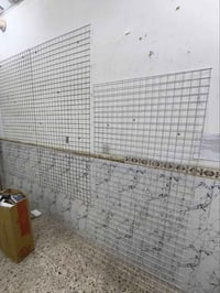 مشبك و هوكات مشبك طول ٢ متر و عرض ١متر العدد ٣ قطع كلهن ب ٤٥ الف  هوكا...