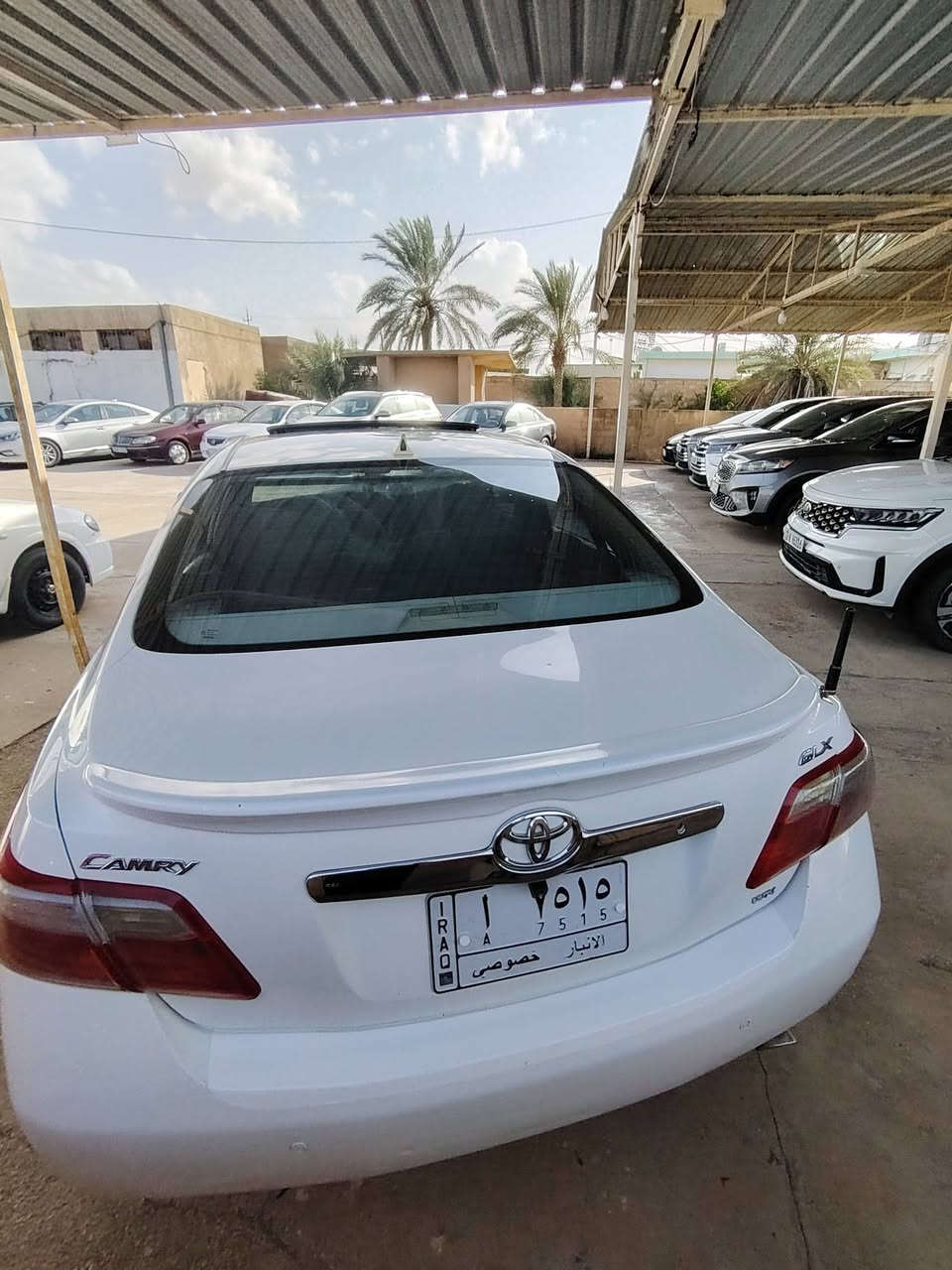 كامري 2009 خليجي فول 
برده كهرباء 
لايت زنون
رقم مميز بسمي
محرك 2400 
السعر 11وبيها مجال 
رقم تلفون 
***********
