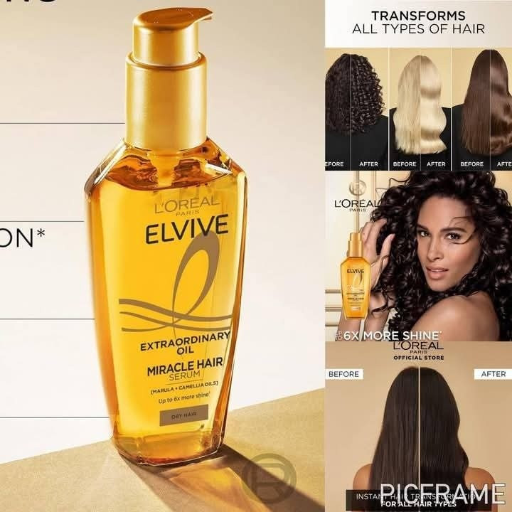 سيروم لوريال إلفيف زيت الشعر الاستثنائي بالشكل الجديد 
LOREAl ELVIVE EXTRAODINARY 

تركيبة غير دهنية مصنوعة من زيوت فاخرة 

6 مستخلصات زيت الزهور ذات خصائص مغذية للحصول على لمعان فاخر وبدون تطاير 💫

حماية من الحرارة حتى 230 درجة مئوية 

زيت لوريال الفيف - الحل السحري لشعر ناعم وصحي 

تبحثين عن شعر ناعم، لامع، وخالي من التقصف؟
زيت L’Oréal Elvive Extraordinary Oil هو اختيارك المثالي!


**إذا كنت صاحب هذا الإعلان وتريد حذفه لأي سبب، رجاءا أرسل رسالة إلى الدعم الفني**