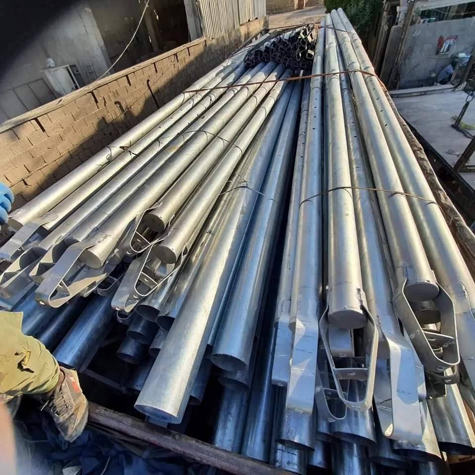 ♦️يعلن مكتب ومعمل الرافدين عن بيع الاعمده الكهربائيه ذات الضغط الواطيءوالعالي المدور والمشبك
والاسلاك والضفائر  
كافه الاحجام والقياسات للطلب والاستفسار الاتصال على الرقم  
 ***********
*********** واتساب
المكان بابل ويوجد توصيل الى كافه المحافظات
