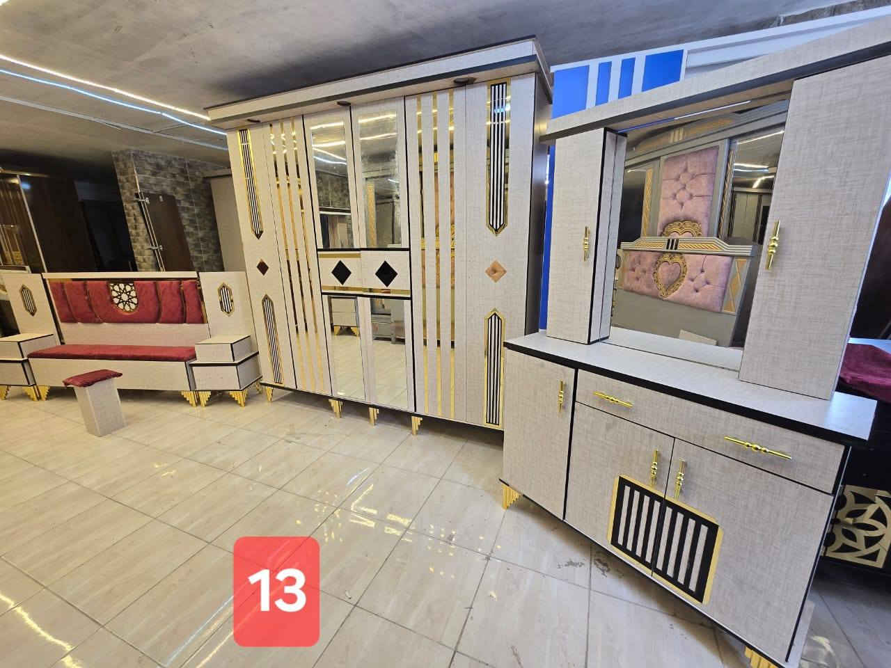 😎#تكسير الاسعاار بلش 😍
👑بس⛔️ ب5مليون😍 مع فرشة هددددية😍😎
🔥👈 احدث واجمل تصاميم غرف النوم خشب لمايكا 👍🏼
📲للاستعلااام
الغرفة مؤلفة من.. توصل0937653734
1️⃣#خزانة 6 ابواب فتح220 _220 مع أضائة😍
2️⃣ #تخت مجوز صندوق،150×190
 3️⃣#بيرو مراي 4دروج+بابين
4️⃣ #كمديناات عدد 2 مع تاج

 5️⃣شازلونة لتخت بأحدث تصميم
6️⃣الغرفة نوم خشب  #ميلامين سماكة 14 بالكامل
🚛يوجد توصيل وتركيب
🌹🌹🌹🌹


**إذا كنت صاحب هذا الإعلان وتريد حذفه لأي سبب، رجاءا أرسل رسالة إلى الدعم الفني**